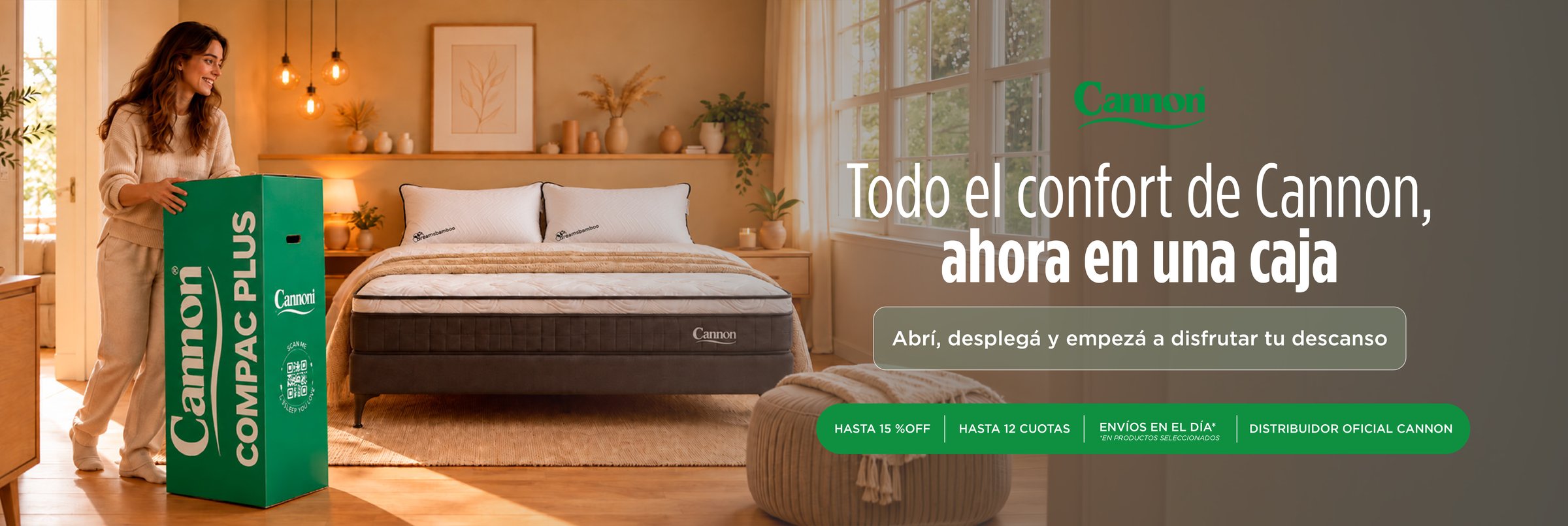 Todo el confort de Cannon, ahora en una caja — Compac Plus